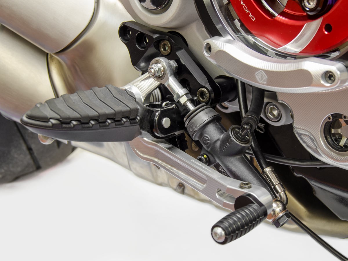 Ducabike Adjustable Rearsets for the Ducati Diavel 1260